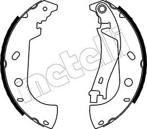 Metelli 53-0075 - Комплект спирачна челюст vvparts.bg