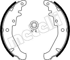 Metelli 53-0078 - Комплект спирачна челюст vvparts.bg