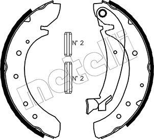 Metelli 53-0073 - Комплект спирачна челюст vvparts.bg