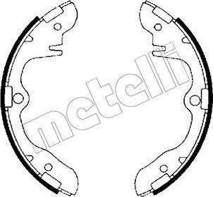 Metelli 53-0199 - Комплект спирачна челюст vvparts.bg