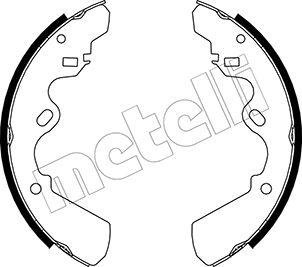 Metelli 53-0190 - Комплект спирачна челюст vvparts.bg