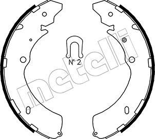 Metelli 53-0193 - Комплект спирачна челюст vvparts.bg