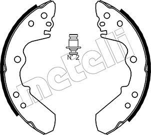 Metelli 53-0192 - Комплект спирачна челюст vvparts.bg