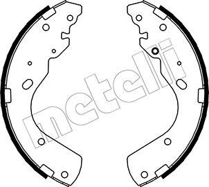 Metelli 53-0143 - Комплект спирачна челюст vvparts.bg