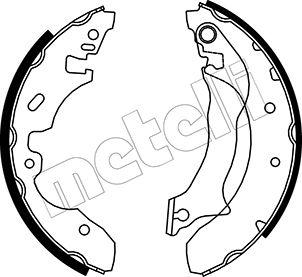 Metelli 53-0130 - Комплект спирачна челюст vvparts.bg