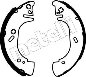 Metelli 53-0123 - Комплект спирачна челюст vvparts.bg