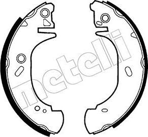 Metelli 53-0127 - Комплект спирачна челюст vvparts.bg