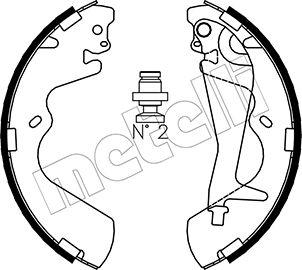 Metelli 53-0173 - Комплект спирачна челюст vvparts.bg