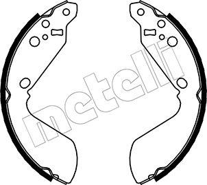 Metelli 53-0399 - Комплект спирачна челюст vvparts.bg