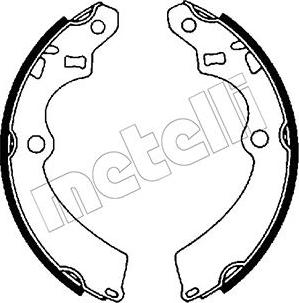 Metelli 53-0394 - Комплект спирачна челюст vvparts.bg