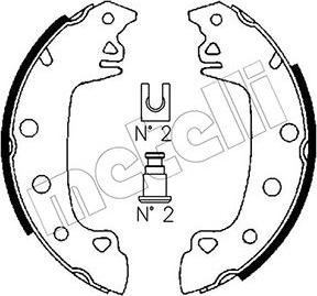 Metelli 53-0340 - Комплект спирачна челюст vvparts.bg