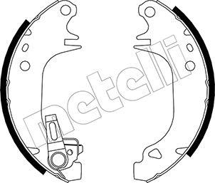 Metelli 53-0343Y - Комплект спирачна челюст vvparts.bg