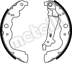 Metelli 53-0365 - Комплект спирачна челюст vvparts.bg