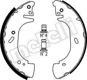 Metelli 53-0313 - Комплект спирачна челюст vvparts.bg