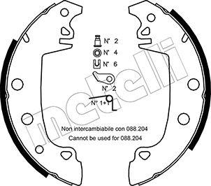 Metelli 53-0324K - Комплект спирачна челюст vvparts.bg