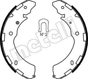 Metelli 53-0269 - Комплект спирачна челюст vvparts.bg