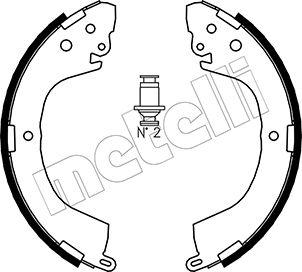 Metelli 53-0260 - Комплект спирачна челюст vvparts.bg