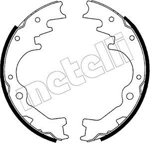 Metelli 53-0208 - Комплект спирачна челюст vvparts.bg