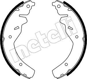 Metelli 53-0215 - Комплект спирачна челюст vvparts.bg