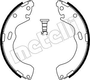 Metelli 53-0216 - Комплект спирачна челюст vvparts.bg