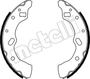 Metelli 53-0211 - Комплект спирачна челюст vvparts.bg