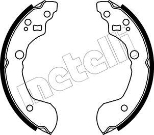 Metelli 53-0286 - Комплект спирачна челюст vvparts.bg