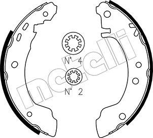 Metelli 53-0283 - Комплект спирачна челюст vvparts.bg