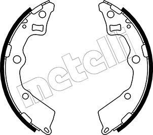 Metelli 53-0229 - Комплект спирачна челюст vvparts.bg