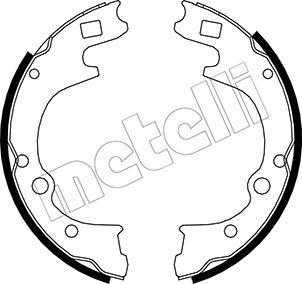 Metelli 53-0221 - Комплект спирачна челюст vvparts.bg