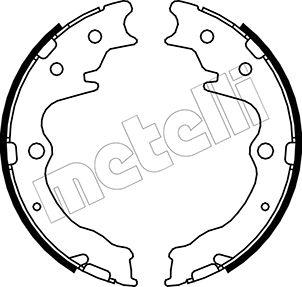 Metelli 53-0228 - Комплект спирачна челюст, ръчна спирачка vvparts.bg