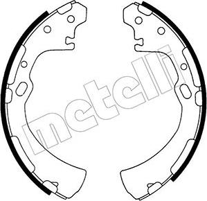 Metelli 53-0279 - Комплект спирачна челюст vvparts.bg