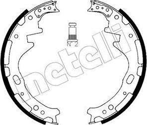 Metelli 53-0278 - Комплект спирачна челюст vvparts.bg