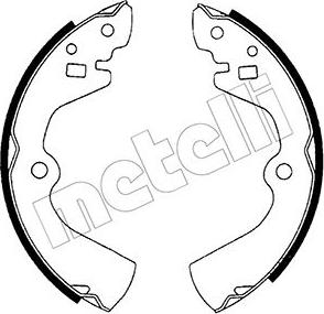 Metelli 53-0277 - Комплект спирачна челюст vvparts.bg