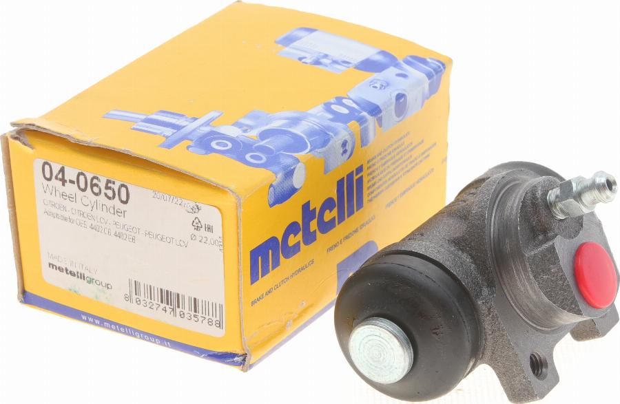 Metelli 04-0650 - Спирачно цилиндърче на колелото vvparts.bg