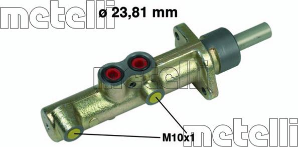 Metelli 05-0468 - Спирачна помпа vvparts.bg