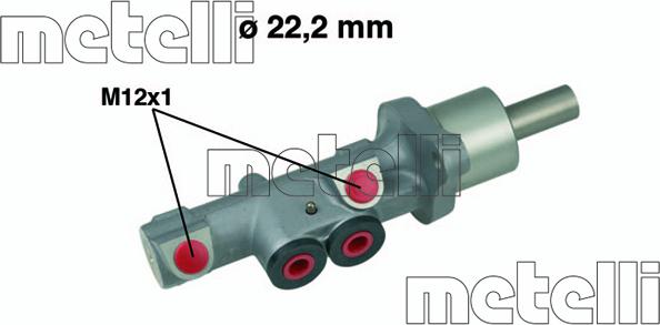 Metelli 05-0534 - Спирачна помпа vvparts.bg