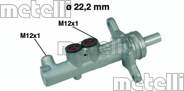 Metelli 05-0535 - Спирачна помпа vvparts.bg