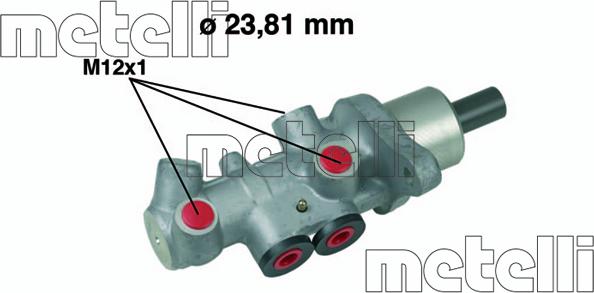 Metelli 05-0536 - Спирачна помпа vvparts.bg