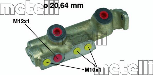 Metelli 05-0094 - Спирачна помпа vvparts.bg