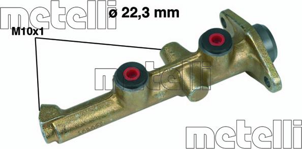 Metelli 05-0048 - Спирачна помпа vvparts.bg