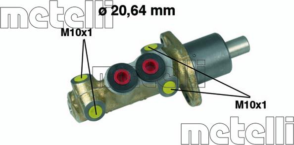 Metelli 05-0059 - Спирачна помпа vvparts.bg