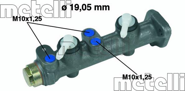 Metelli 05-0064 - Спирачна помпа vvparts.bg