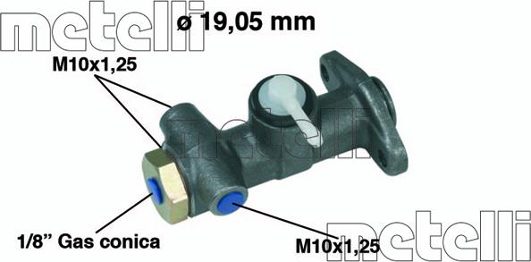 Metelli 05-0001 - Спирачна помпа vvparts.bg