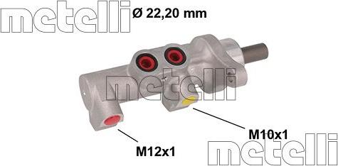 Metelli 05-0847 - Спирачна помпа vvparts.bg