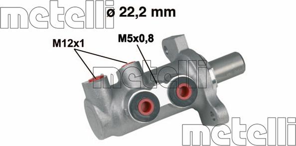 Metelli 05-0294 - Спирачна помпа vvparts.bg