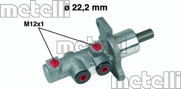 Metelli 05-0293 - Спирачна помпа vvparts.bg