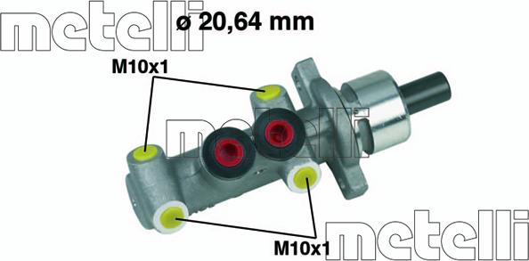 Metelli 05-0245 - Спирачна помпа vvparts.bg