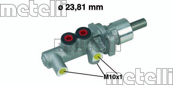 Metelli 05-0255 - Спирачна помпа vvparts.bg