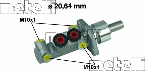 Metelli 05-0277 - Спирачна помпа vvparts.bg