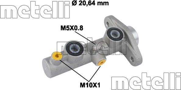 Metelli 05-0758 - Спирачна помпа vvparts.bg